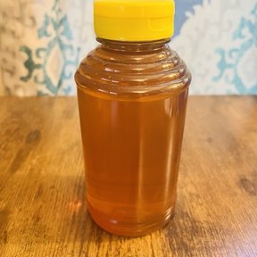 A jar of our raw honey